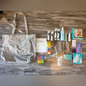 Misc High End Hair Care Products plus Bonus Tote Bag